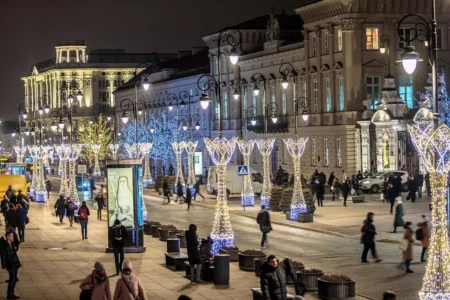 Świąteczno-noworoczny deptak na Trakcie Królewskim