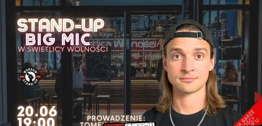 Stand-up Big Mic – Warsaw Stand-up x Tomek Skrzypek