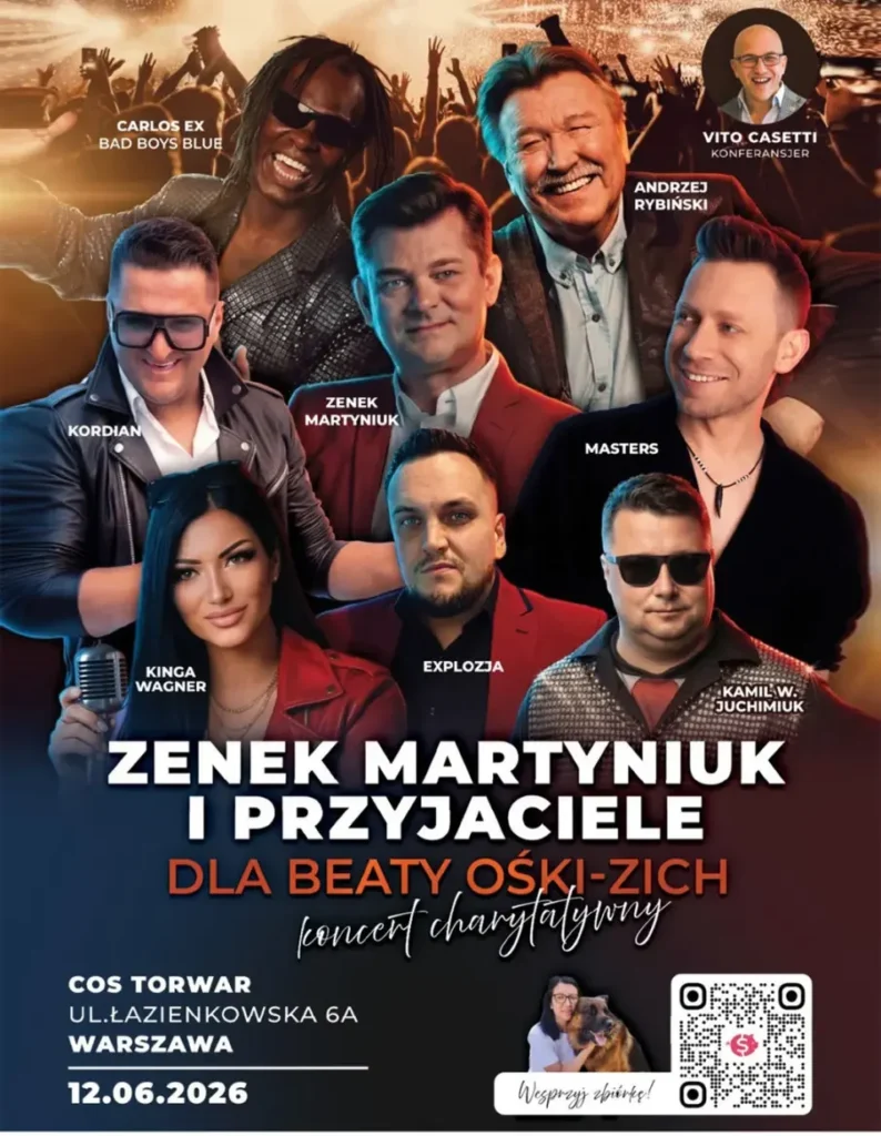 Koncert charytatywny dla Beaty Ośka-Zich