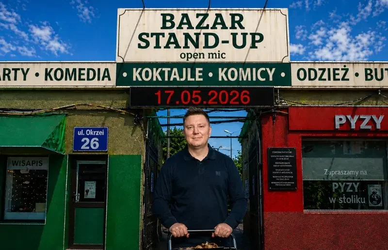 Bazar Stand-up Open mic Prowadzący: Szymon Baraniecki