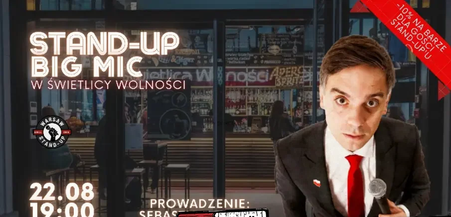 Stand-up Big Mic – Warsaw Stand-up x Sebastian Rejent