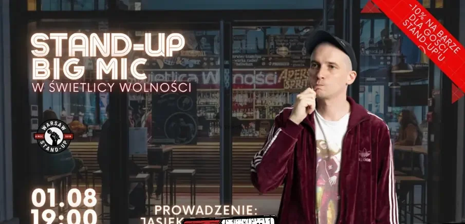 Stand-up Big Mic – Warsaw Stand-up x Jasiek Borkowski