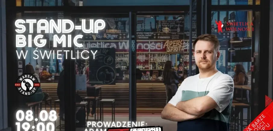 Stand-up Big Mic – Warsaw Stand-up x Adam Sobaniec