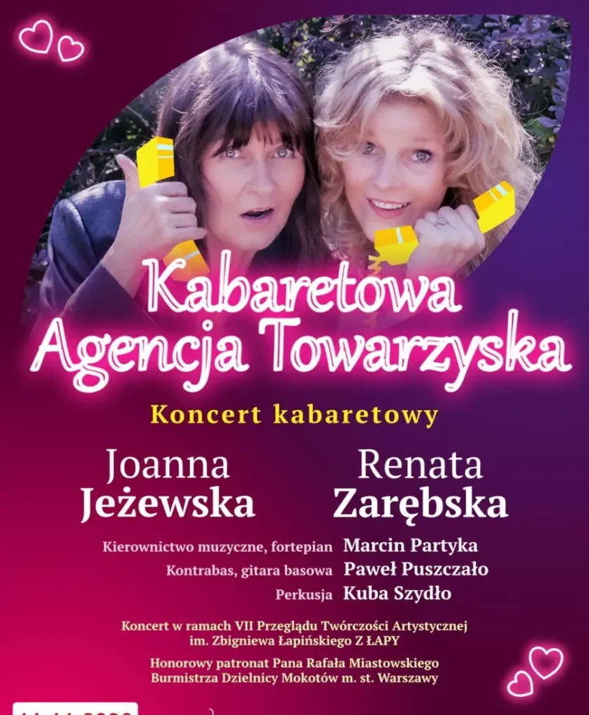 Koncert kabaretowy pod kierunkiem Marcina Partyki