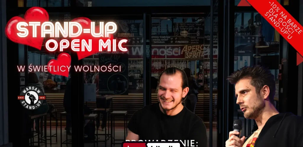 Stand-up Open mic – Warsaw Stand-up x Kamil&Marcin