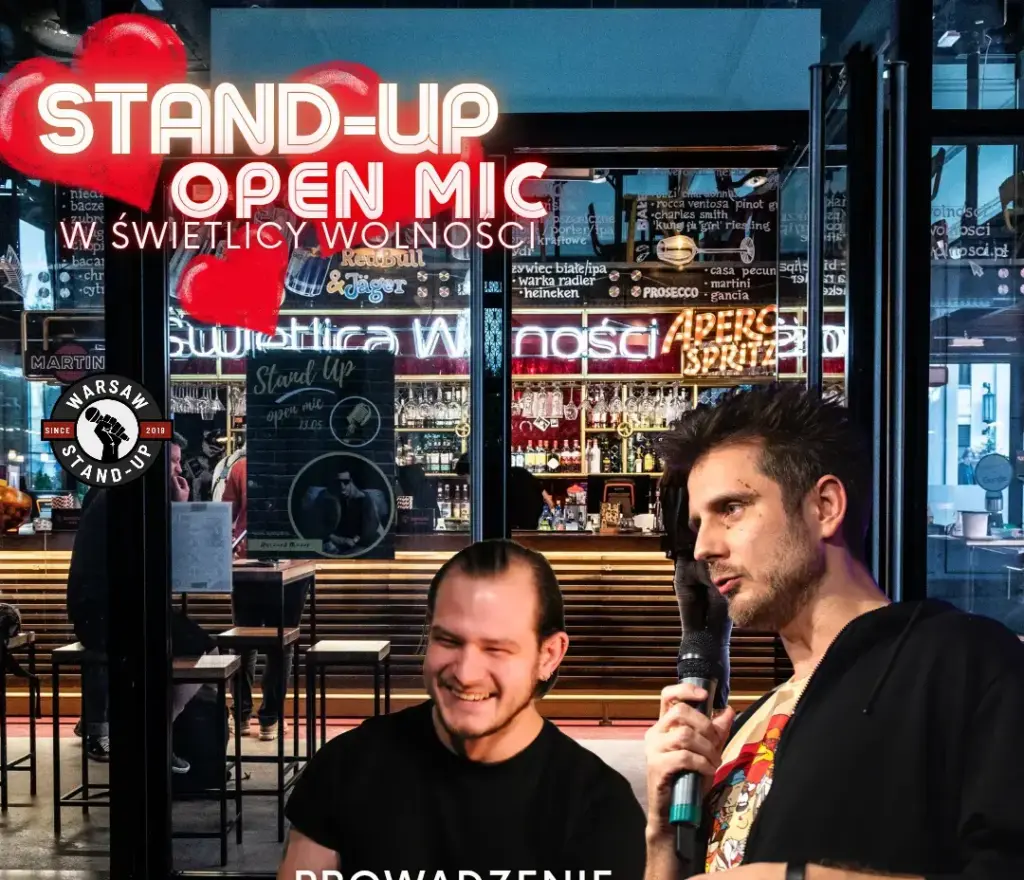 Stand-up Open mic – Warsaw Stand-up x Kamil i Marcin