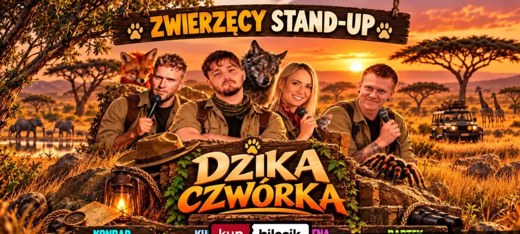 Zwierzęcy Stand-up “Dzika Czwórka”